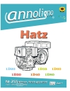 Hatz Diesel Motoren Typen 1D20-30-35-40-60-80-81-90 Bild- Bedienungsanleitung - annoligno 255